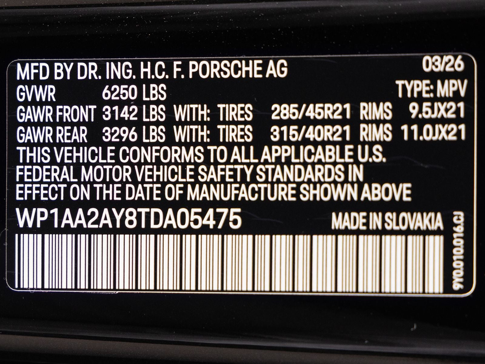 2026 Porsche Cayenne AWD
