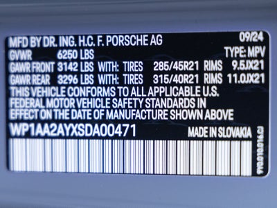 2025 Porsche Cayenne AWD