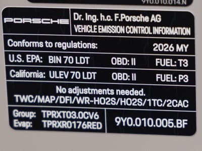 2026 Porsche Cayenne AWD