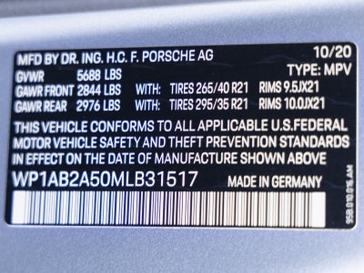2021 Porsche Macan Macan S (MY21)