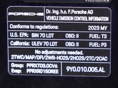 2023 Porsche Cayenne S Platinum Edition