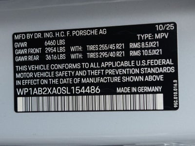 2025 Porsche Macan Macan 4S Electric