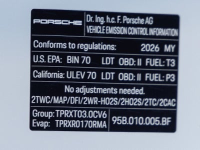 2026 Porsche Macan Macan S