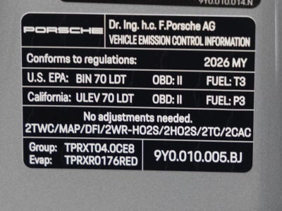 2026 Porsche Cayenne Cayenne GTS