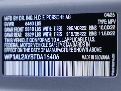 2026 Porsche Cayenne Cayenne S
