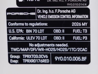 2026 Porsche Cayenne Cayenne Coupe