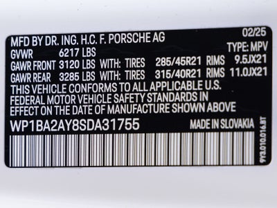 2025 Porsche Cayenne Cayenne Coupe