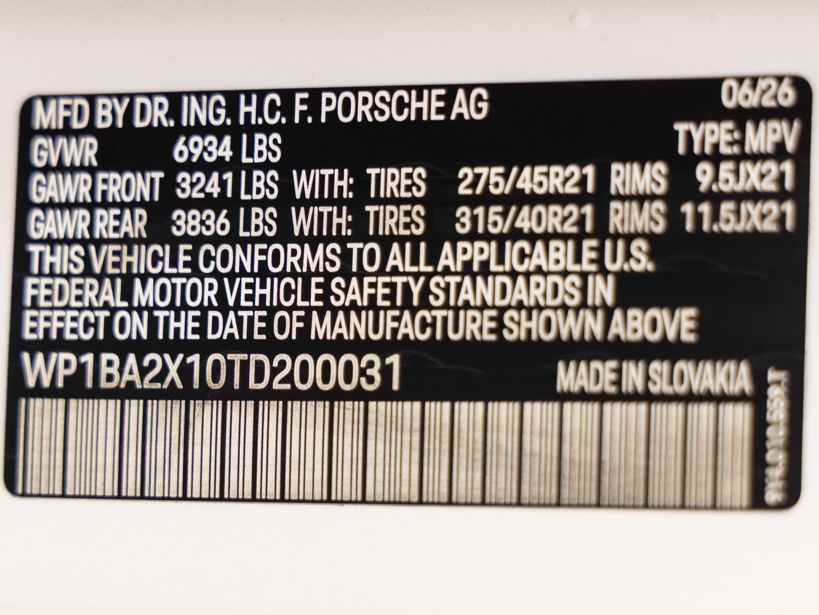 2026 Porsche Cayenne Cayenne Coupe Electric