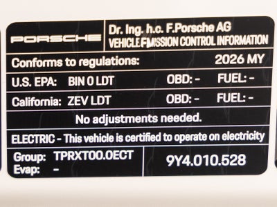 2026 Porsche Cayenne Cayenne Coupe Electric