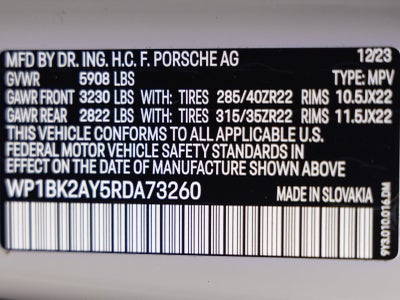 2024 Porsche Cayenne Turbo GT