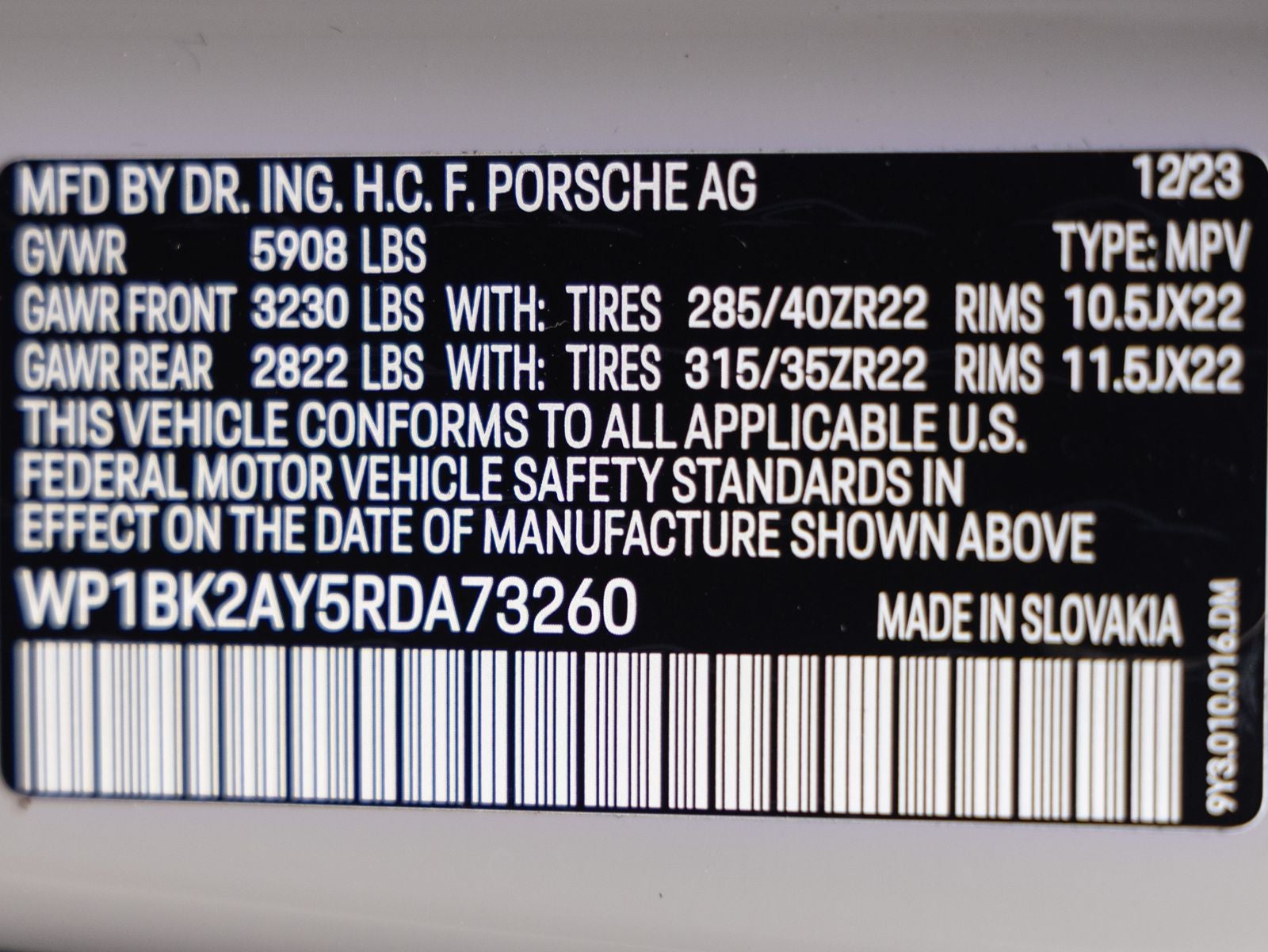 2024 Porsche Cayenne Turbo GT