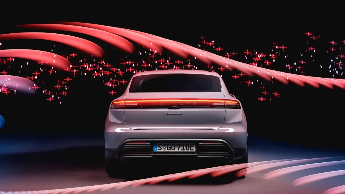 2024 Macan EV digital rear Sugarland TX