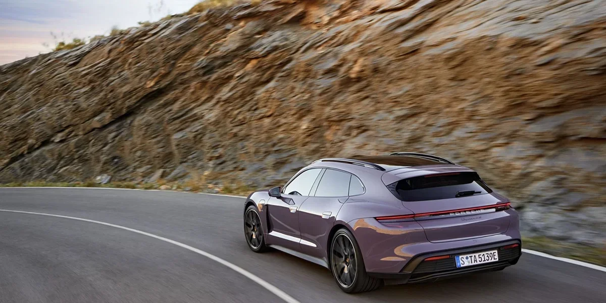 Taycan 4S Sport Turismo Driving Fayetteville