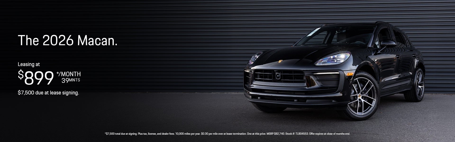 2026 Macan Lease Special