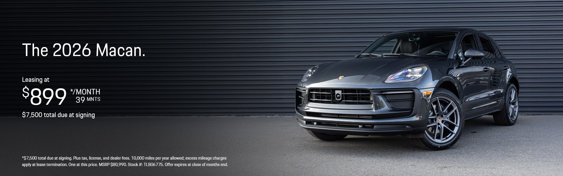 2026 Macan Lease Banner