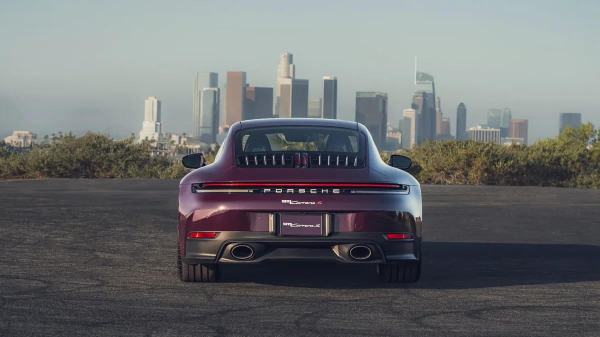 2027 Porsche 911 Carrera S MT Package rear view.